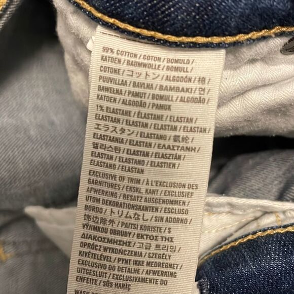 Abercrombie & Fitch Boot Cut Jean Blue Size 4S 27/31 - Picture 6 of 8